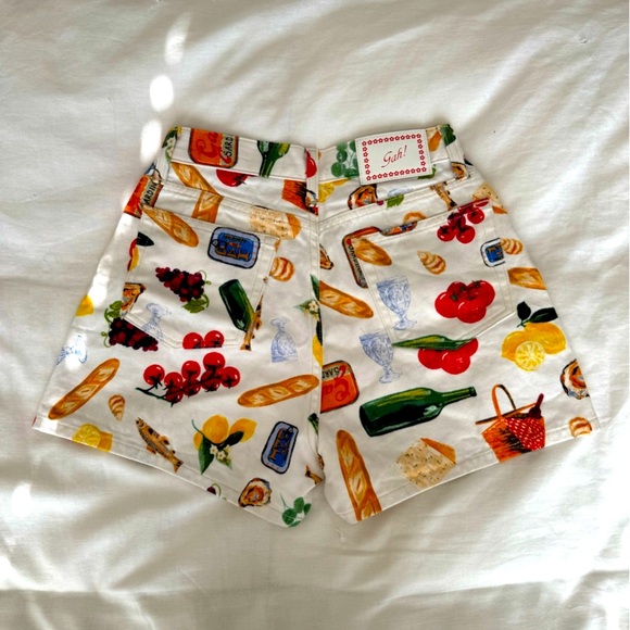 Lisa Says Gah Italian Summer High Waisted Shorts Size 6 - Picture 2 of 6